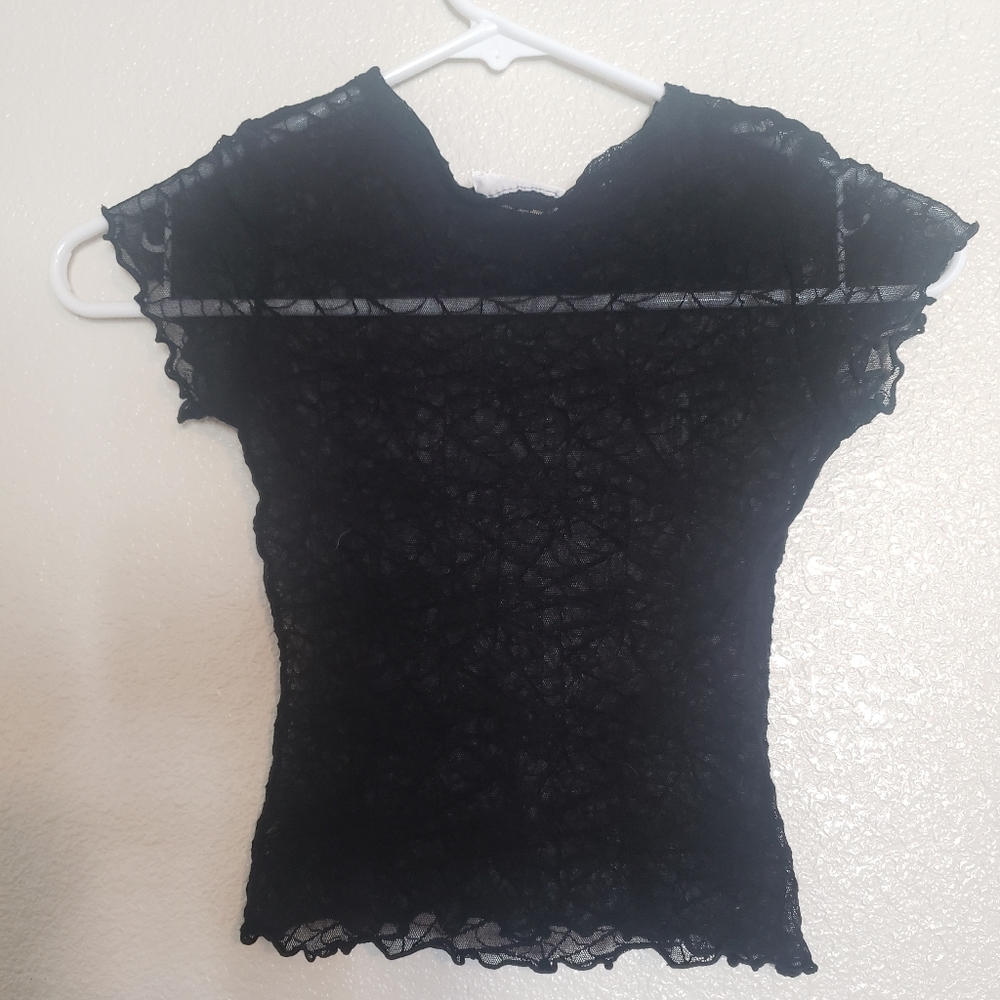 Mesh spiderweb top